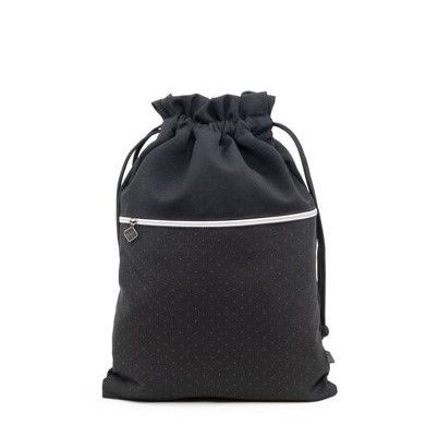 folded and hung backpack