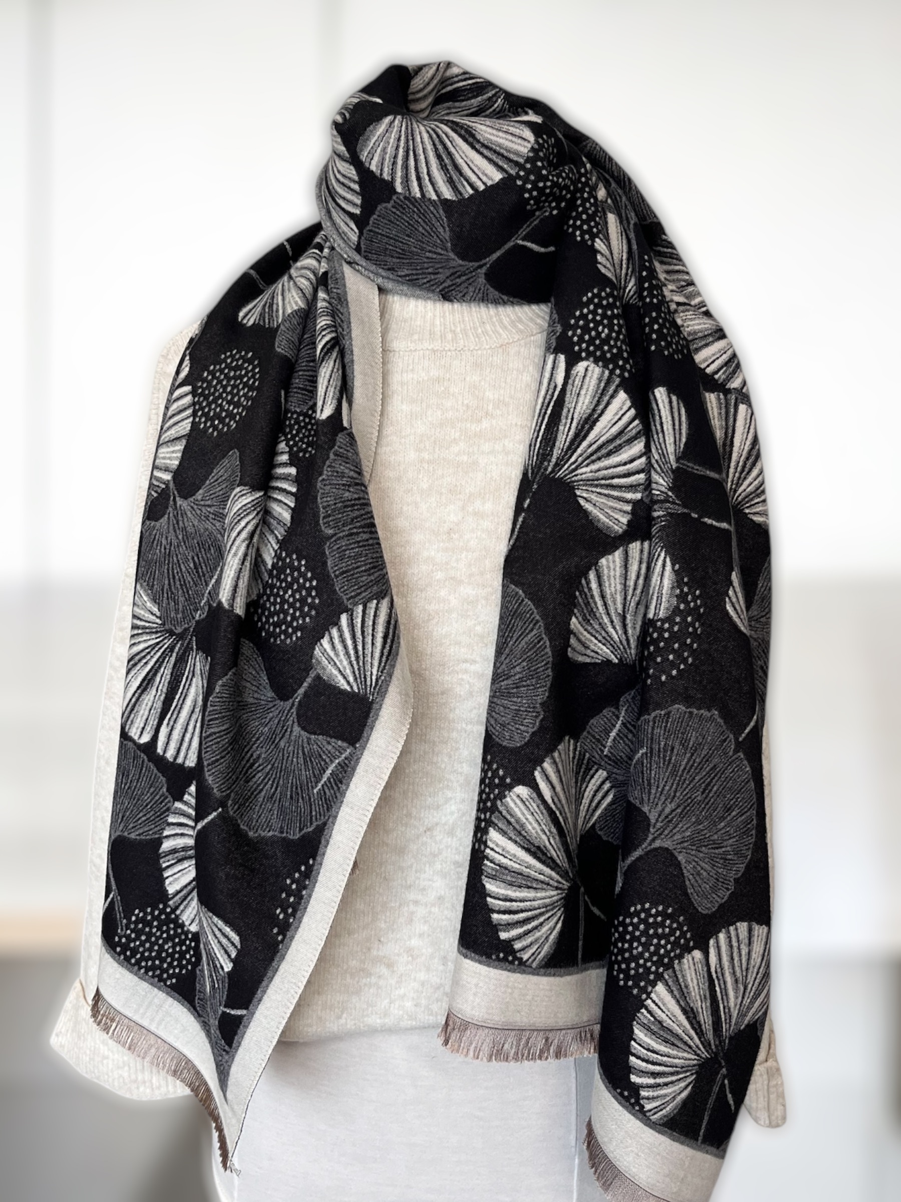 Ginkgo Scarf Jak's Prêt-à-oser Sacs à mains Boutique en ligne